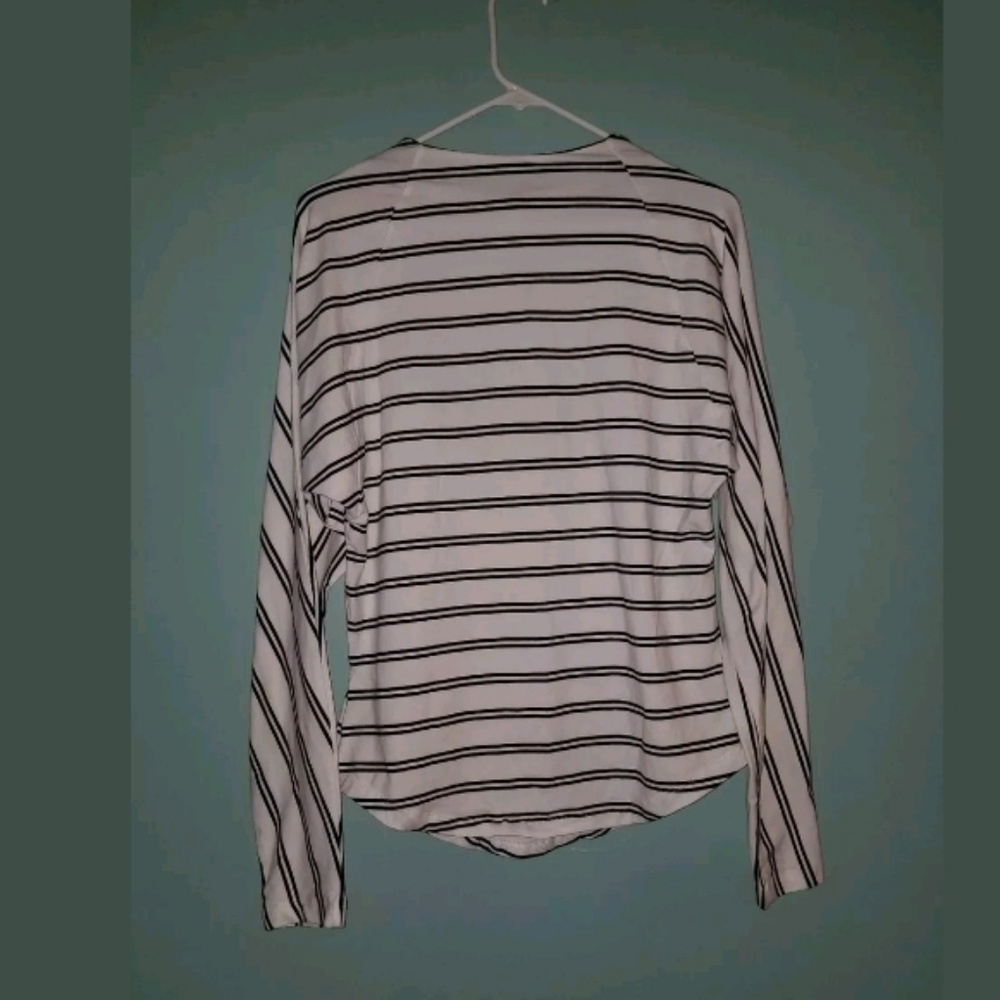 NEW Free People Striped Long Sleeve Knit Top